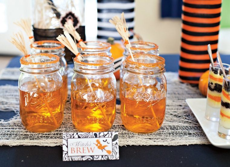 decoration table halloween idea original dessert