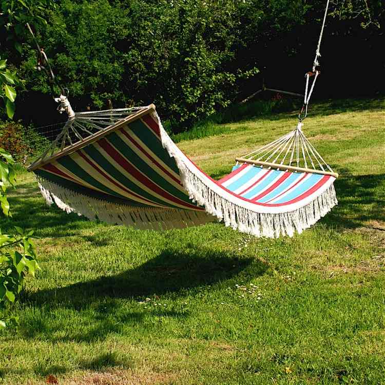 modern double canvas hammocks