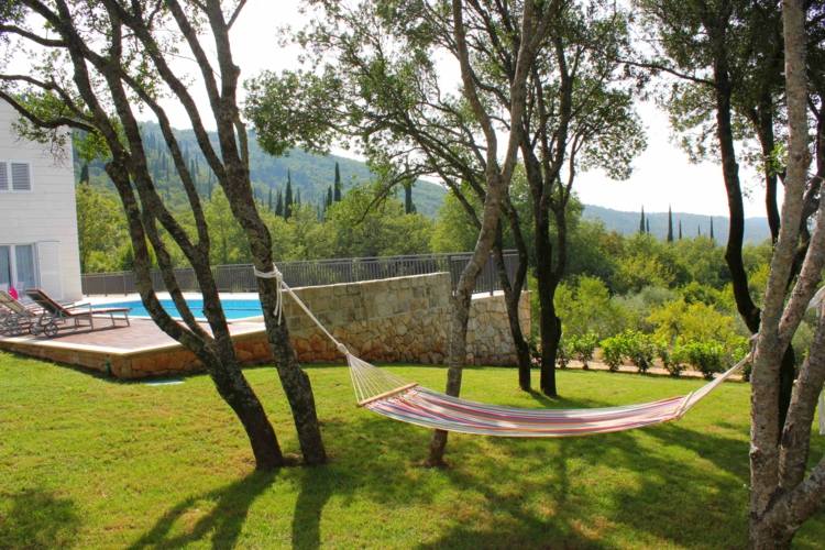 hammock multicolored garden