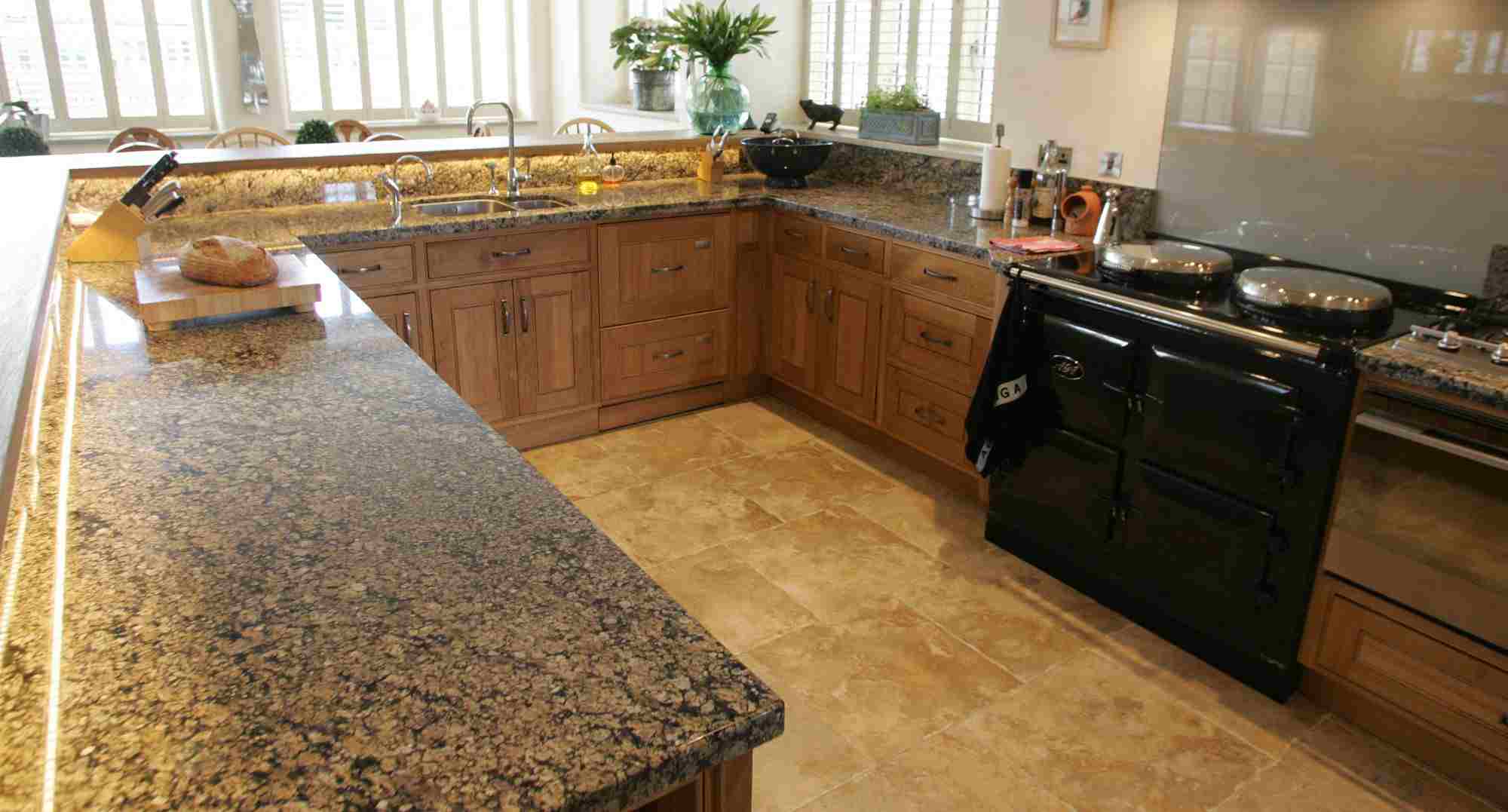 height worktop kitchen marble-wood