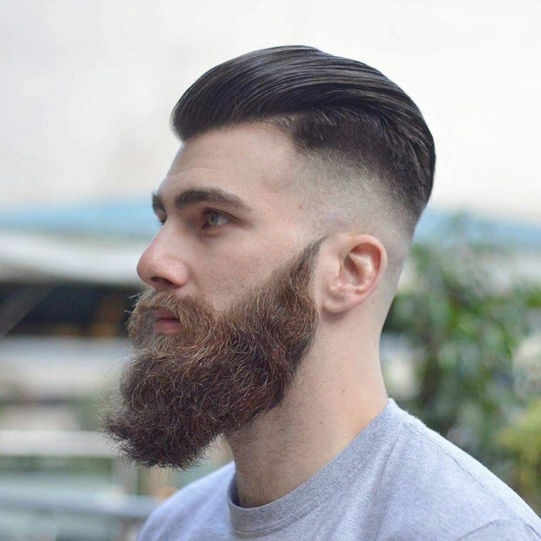 man hair cut idea beard