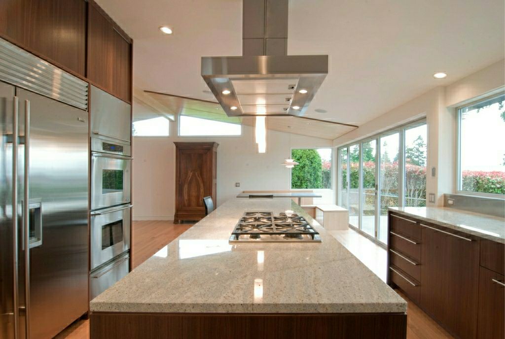 island hood hood modern kitchen design large house kitchen island