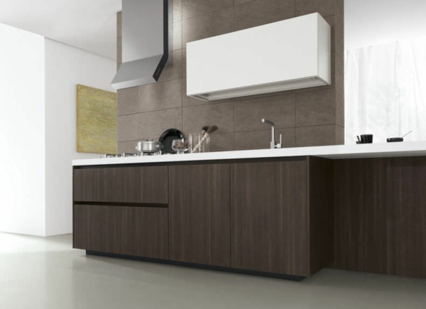 contemporary design kitchen hood