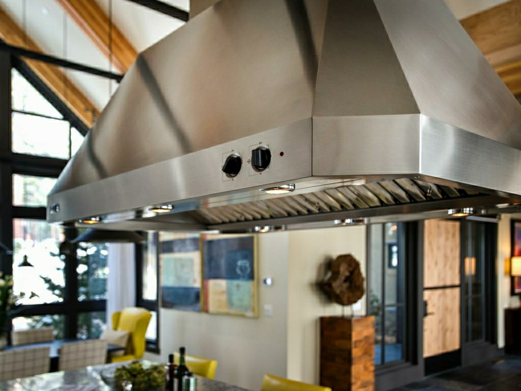 hood island large central kitchen authentic modern design very stylish at the vogue