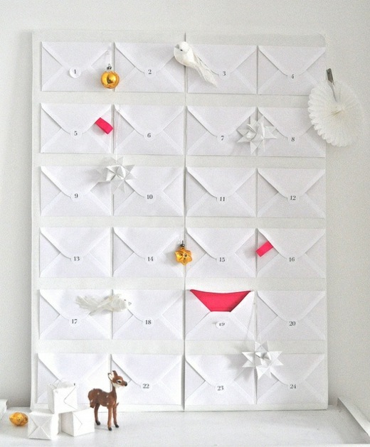 idea-calendar-Christmas Advent original envelopes