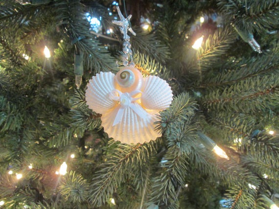 DIY ide-decoration-jule angel-skjell
