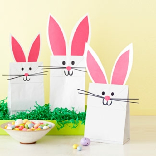 deco idea paper rabbits