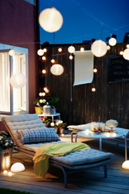 deco idea small terrace