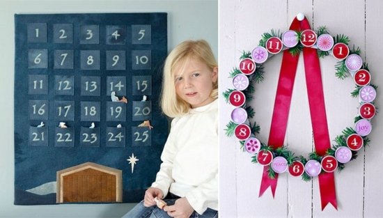 DIY idea-kanak-kanak-Advent kalendar asal