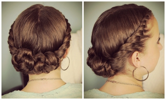 hairstyle chignon derriere ideas