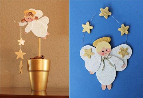 jul-barn-engler-papir dekorasjon ideer