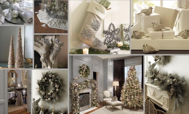 Christmas decoration-ideas-original-silver-gold