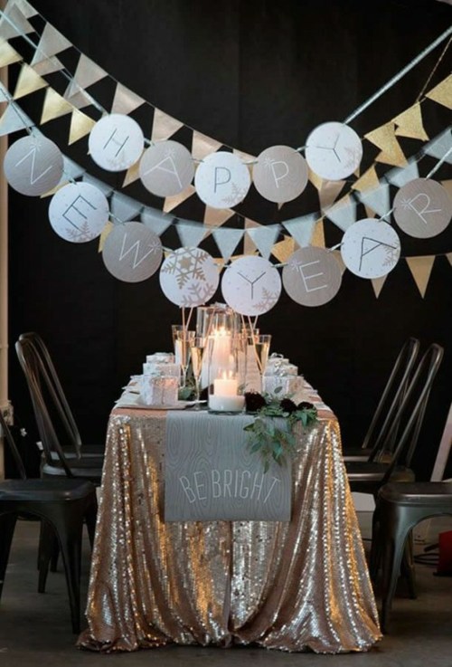 decorating ideas New Year party