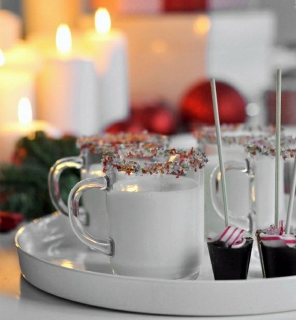 idea-jadual-christmas-dekorasi-gelas-dihiasi-gula-berwarna-warni idea christmas table