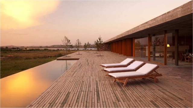 ideas terrace wood-great-deck-wood-pool