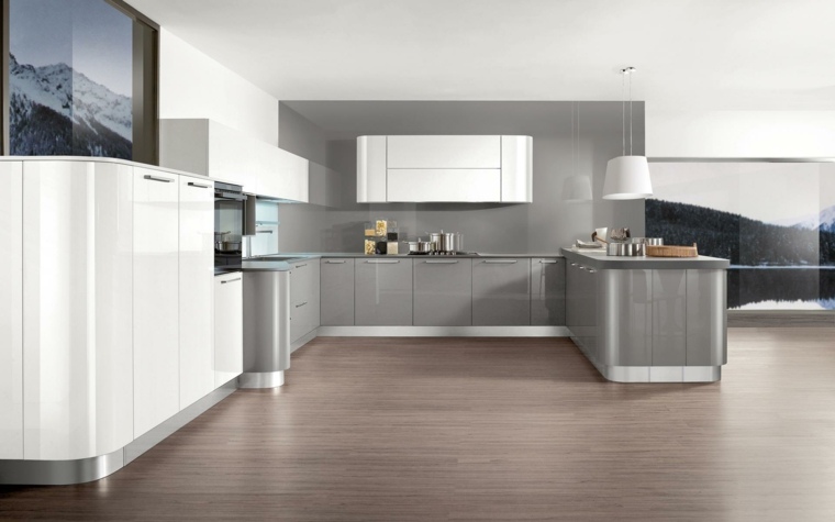 arrangement gray kitchen ideas for modern furniture