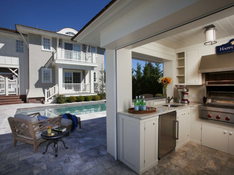 ideas white kitchen outdoor pergola