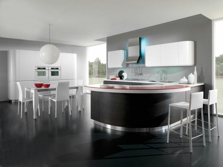 central island kitchen furniture black decoration