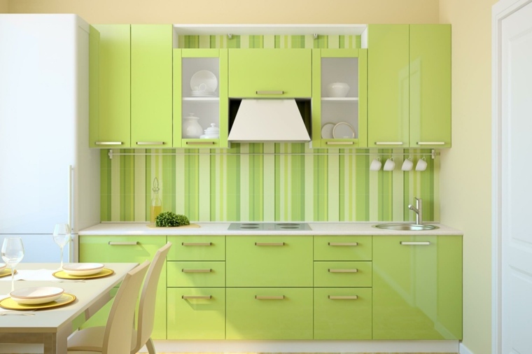 lacquered kitchen furniture modern decor idea