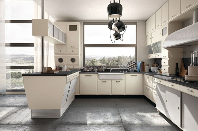 retro kitchen design idea