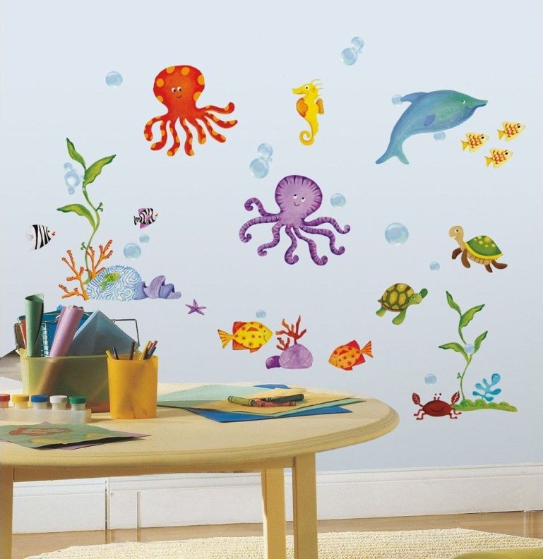 Cheap marine decoration idea-sticker-wall-decoration