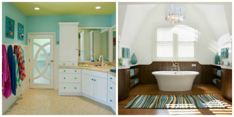 arrange room bath child floor mats bathtub