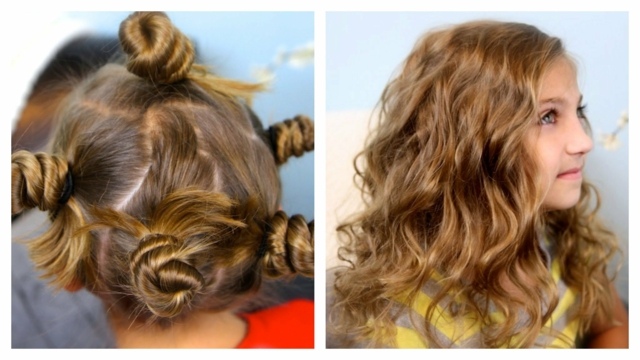curly hair little girl idea