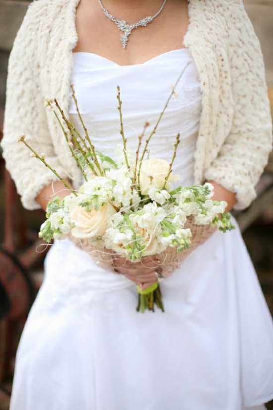 interesting wedding bouquet idea