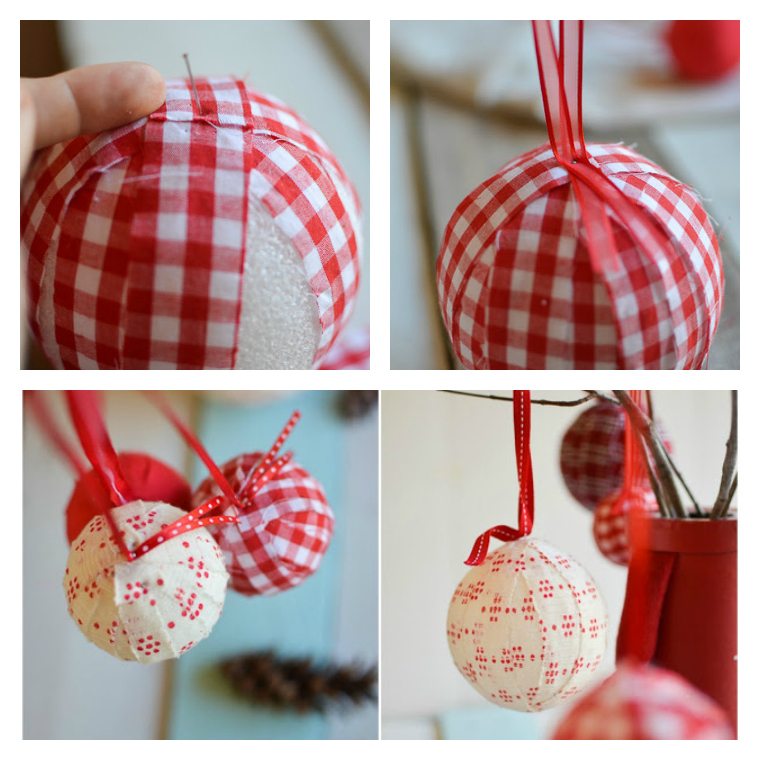 easy DIY ball christmas