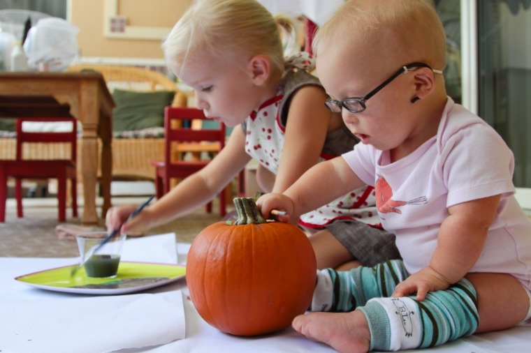 pumpkins deco diy child fall