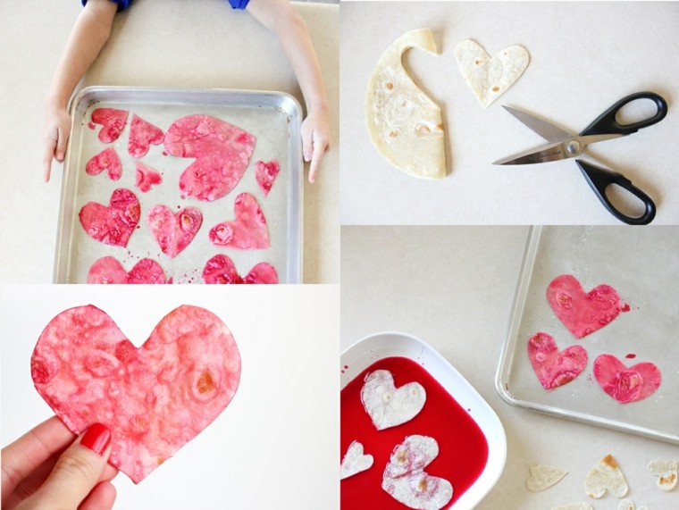 decoration diy saint valentine idea heart paper