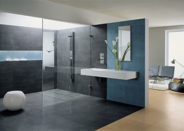 bathroom bath tile modern floral design