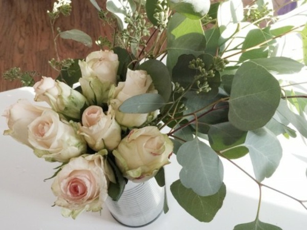 ide centerpiece bryllup blomster