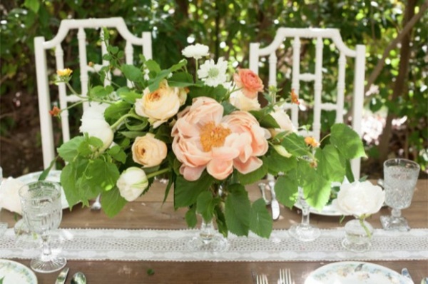 idea center wedding deco table