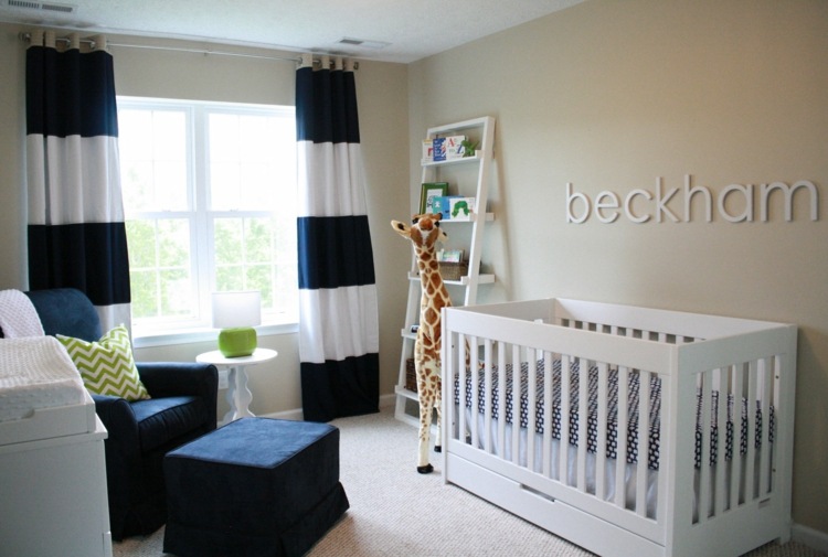 moderne baby boy room idé