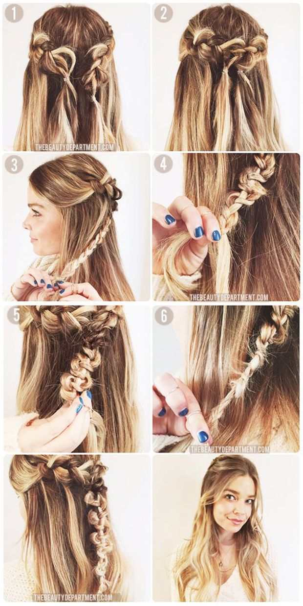 simple and fast hairstyle style hippie braid long hair
