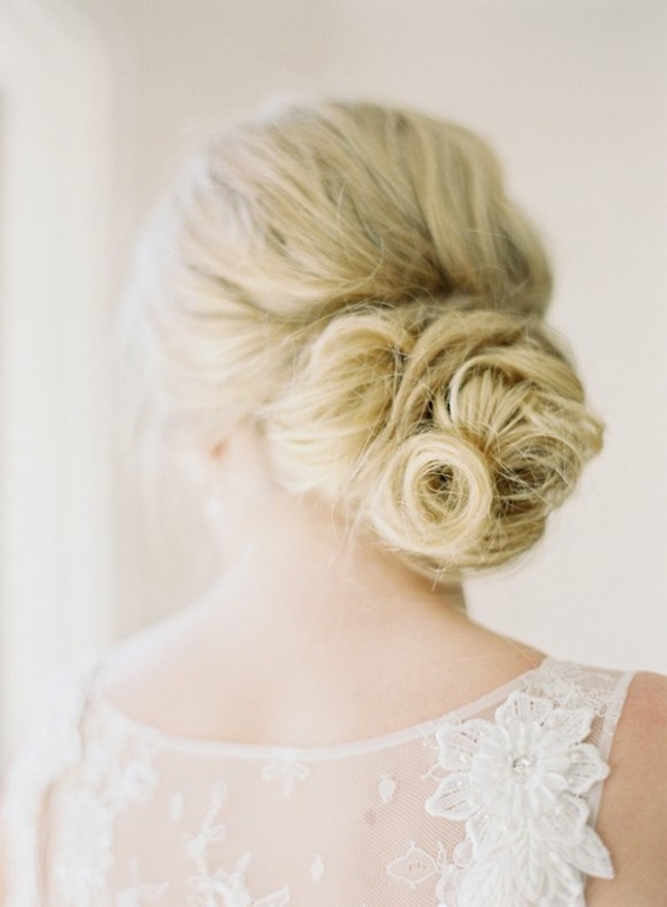 idea bridal hairstyle simple elegant