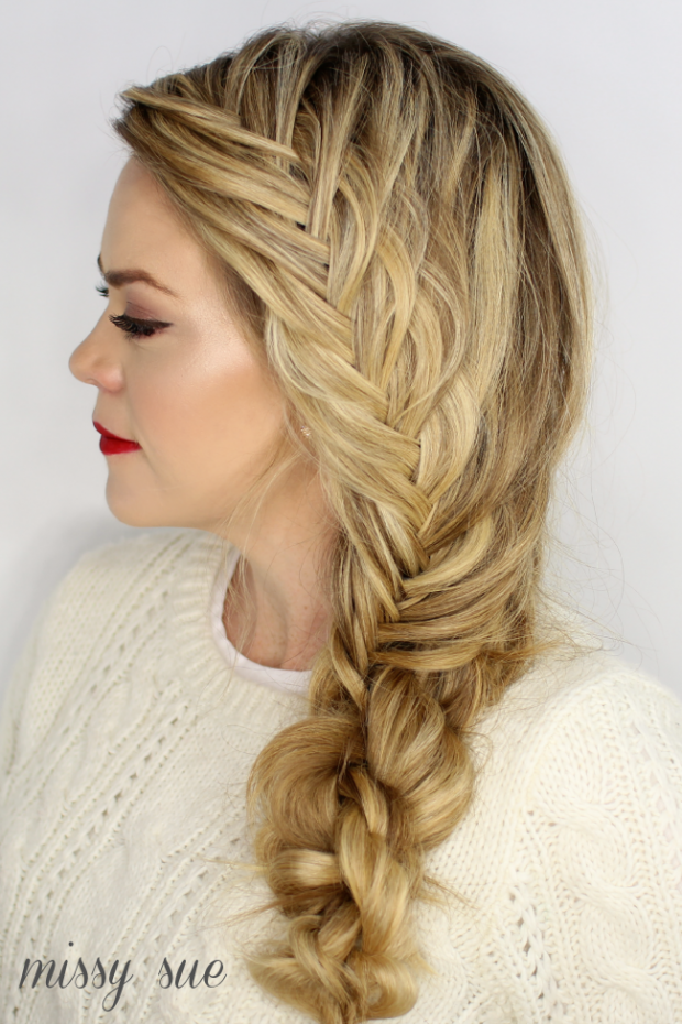 simple and fast blonde hair style hairstyle beautiful braid