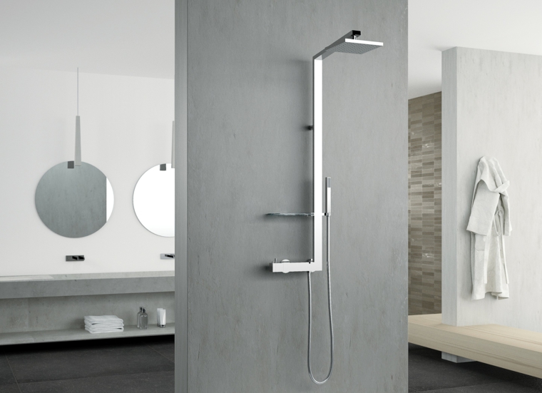 modern shower column design ideas