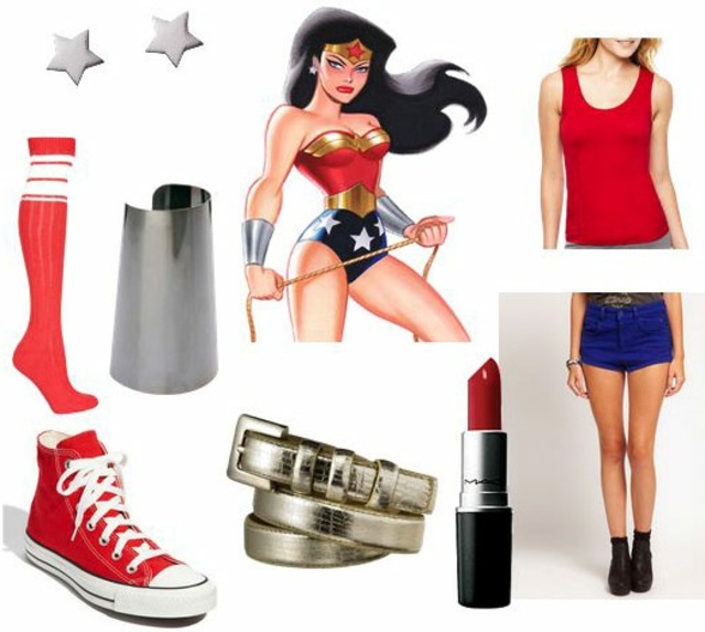 idea disguise halloween original fele superwoman simple idea easy