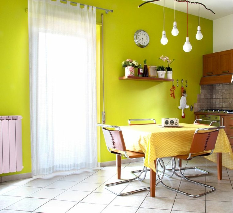 ideas color wall kitchen interior decoration contemporary