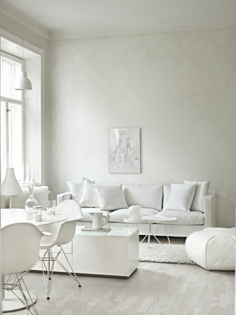 color living room decoration white furniture