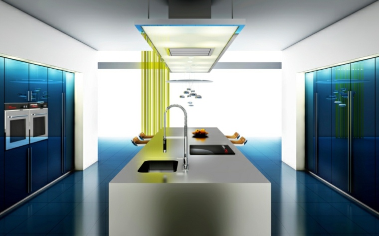 colors and deco kitchen modern design