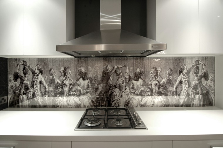 credence wall kitchen idea glass original design