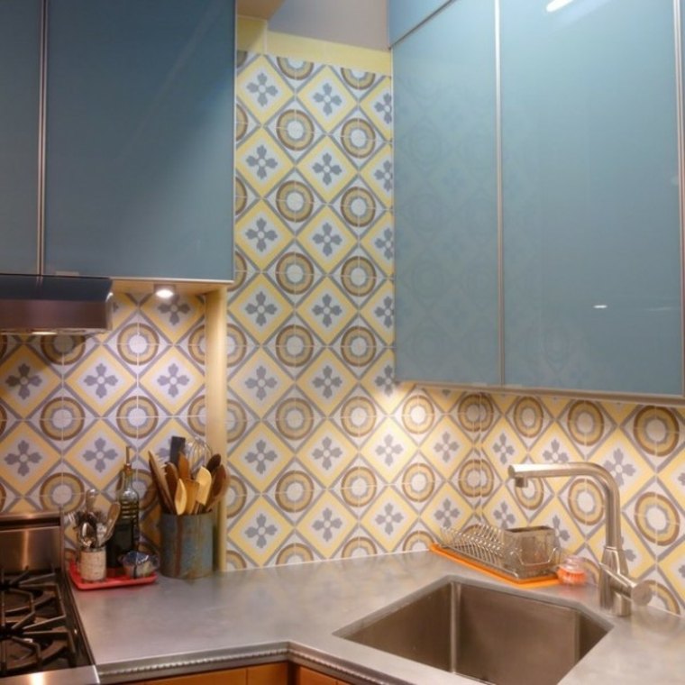 wall tile kitchen original motives idea