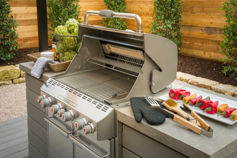 modern kitchens summer outdoor barbecue