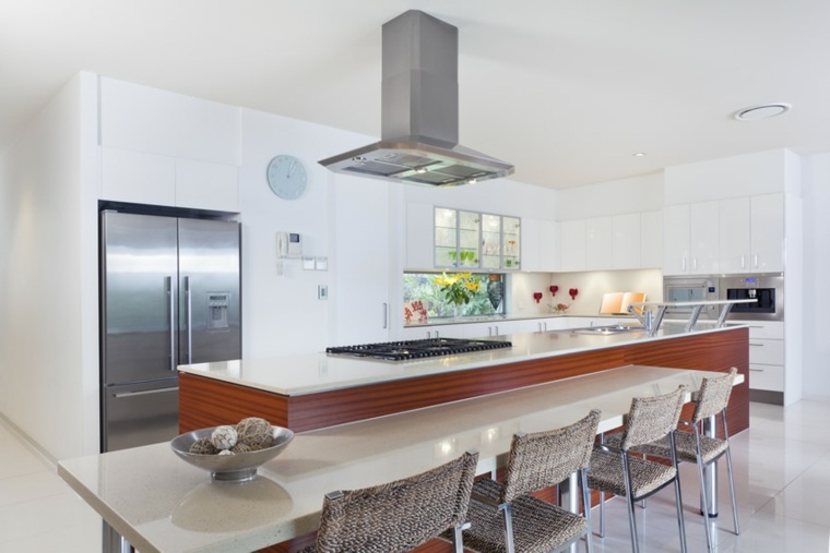 image modern kitchen white island