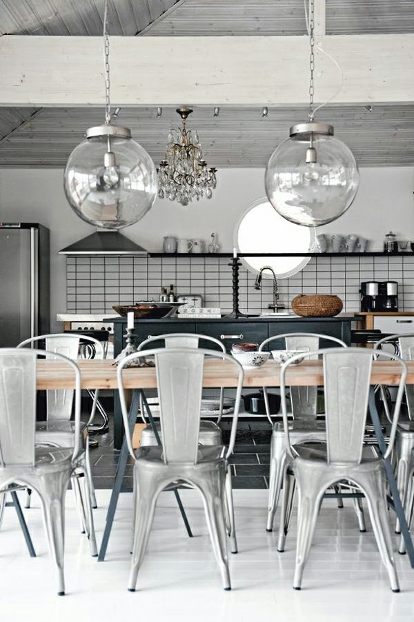 Scandinavian kitchen decoration idea