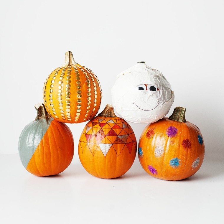 halloween deco pumpkin idea original easy to make pumpkin halloween decoration