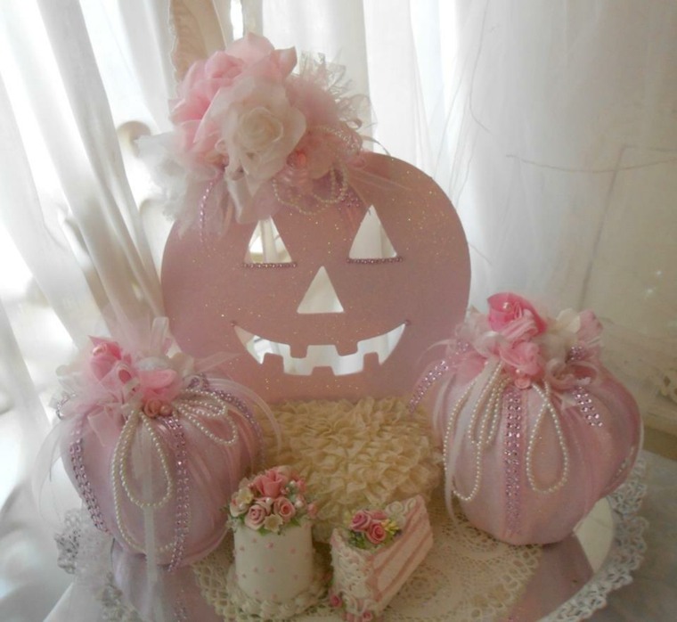 deco ide Halloween elegant rosa